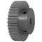 B&B Manufacturing 38-5M09-6A4, Timing Pulley, Aluminum, Clear Anodized,  38-5M09-6A4 - alternate 2